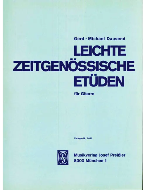 Leichte zeitgenössische Etüden